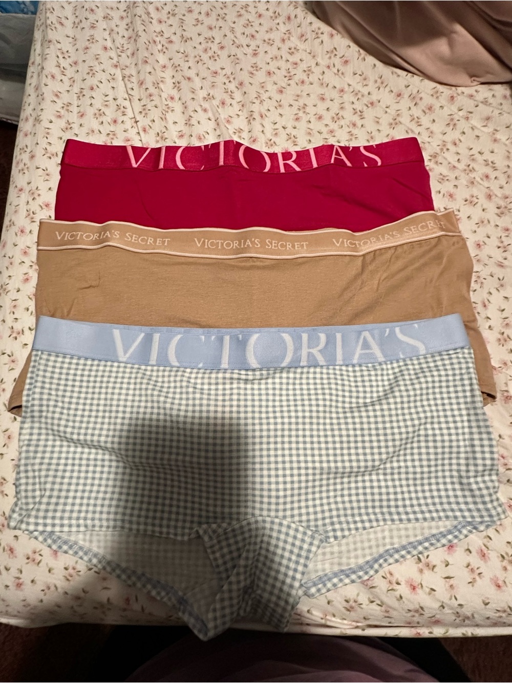 Victoria Secret Boyshort Underwear Bundle of 3